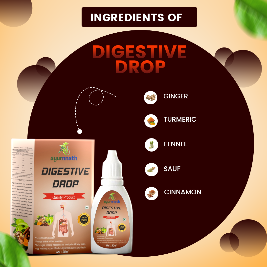 DIGESTIVE DROP by-Ayurnnath
